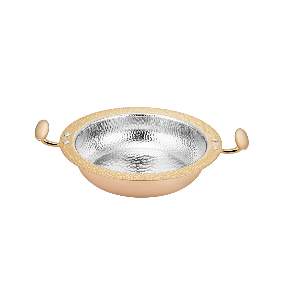 三層鋼鍍金內錘印幹鍋