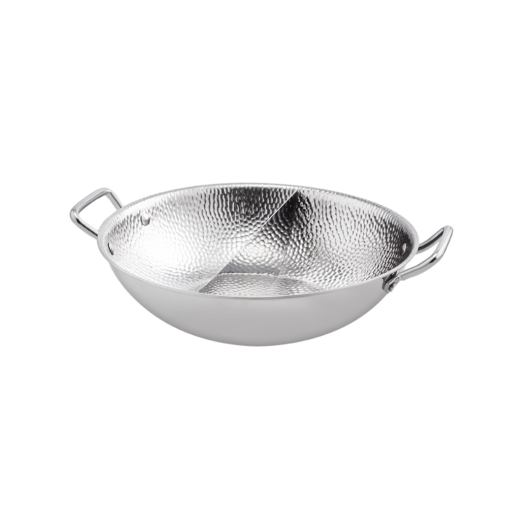 三層鋼內錘印鴛鴦火鍋